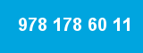 978 178 60 11